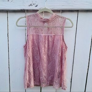NABEE PinkLace Blouse